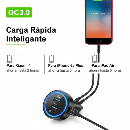 QC3.0 texto grande y legible