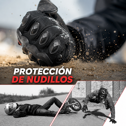 Guantes de Moto de Verano KEMIMOTO CE – Transpirables con Nudillos Reforzados y Pantalla Táctil para Motocross, ATV y UTV