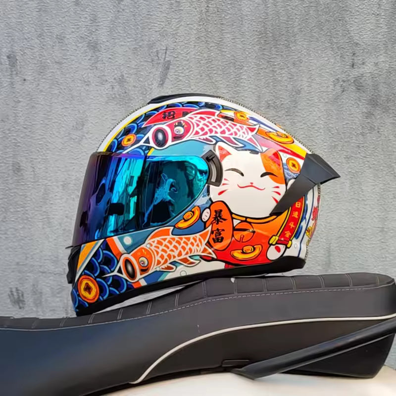 Casco de Moto Doble Visor para Hombre y Mujer