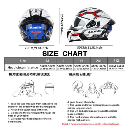 Casco Modular Abatible DOT para Moto y Motocross