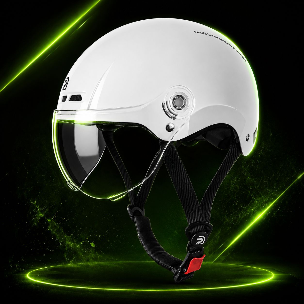 Casco ciclismo con gafas 3 en 1 MTB/carretera reflectante