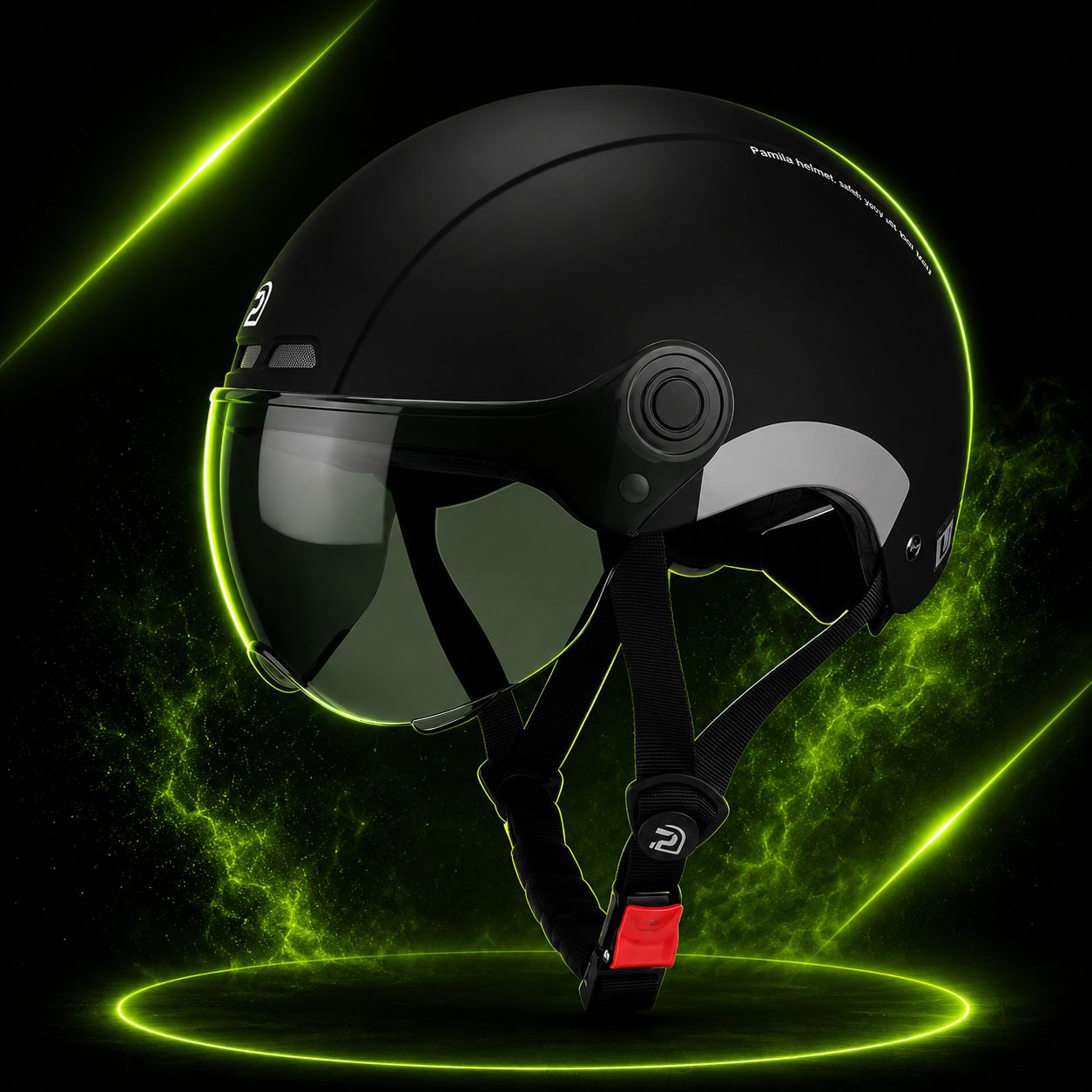 Casco ciclismo con gafas 3 en 1 MTB/carretera reflectante