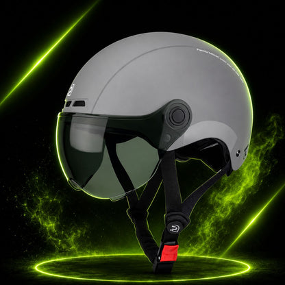 Casco ciclismo con gafas 3 en 1 MTB/carretera reflectante