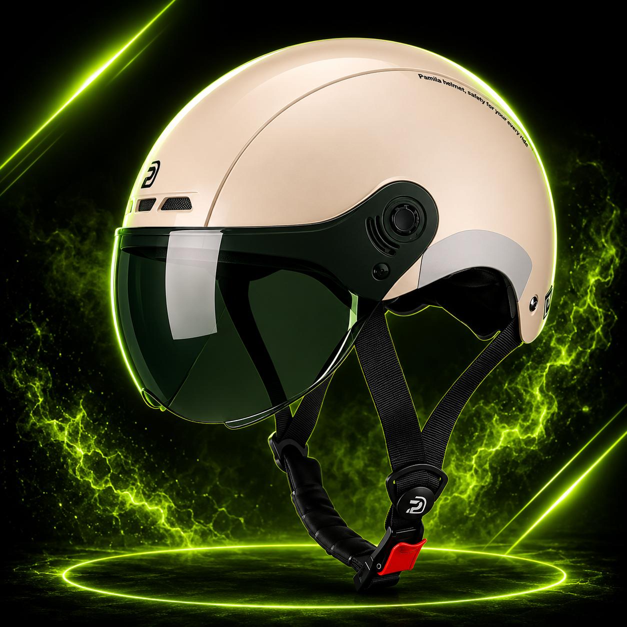 Casco ciclismo con gafas 3 en 1 MTB/carretera reflectante