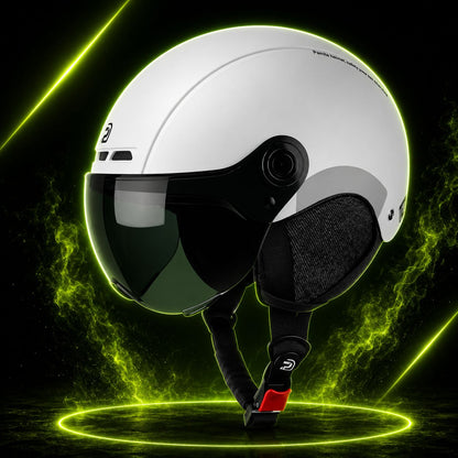 Casco ciclismo con gafas 3 en 1 MTB/carretera reflectante