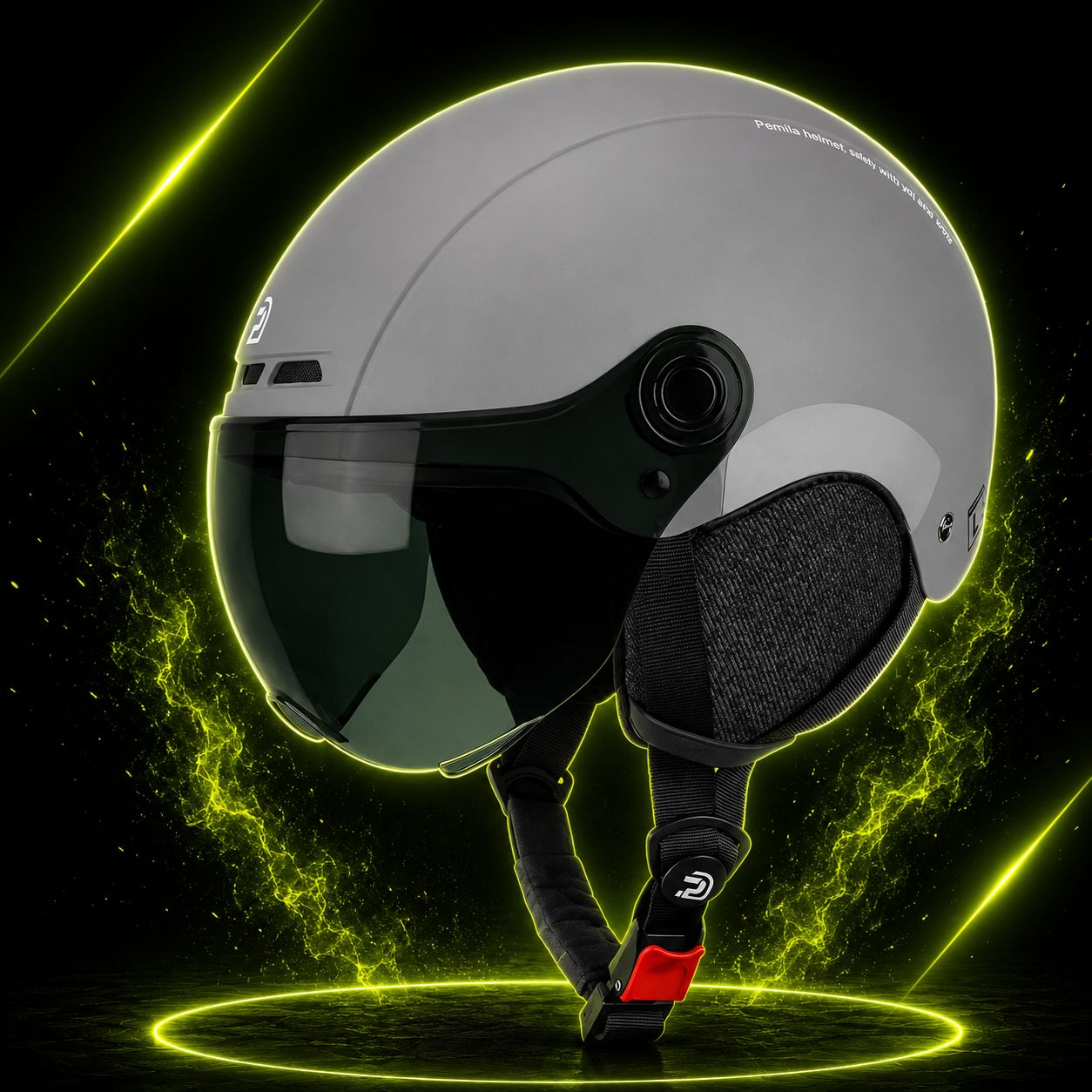 Casco ciclismo con gafas 3 en 1 MTB/carretera reflectante