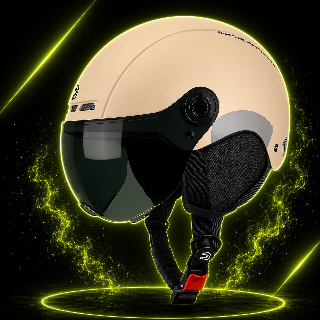 Casco ciclismo con gafas 3 en 1 MTB/carretera reflectante