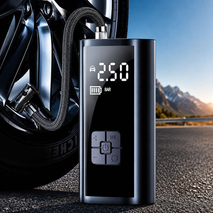 EAFC Inflador Portátil Digital Recargable para Coche, Bicicleta y Pelotas