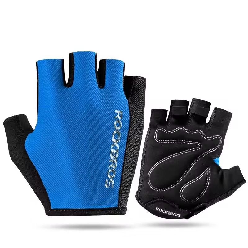 Guantes Ciclismo ROCKBROS Medio Dedo Antideslizantes y Transpirables