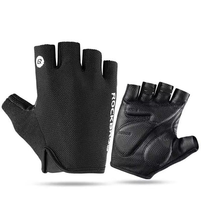 Guantes Ciclismo ROCKBROS Medio Dedo Antideslizantes y Transpirables