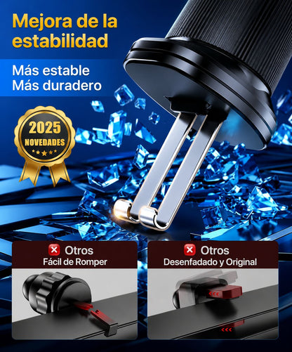 Soporte Móvil para Coche Miracase con Doble Gancho de Acero y Rotación 360°