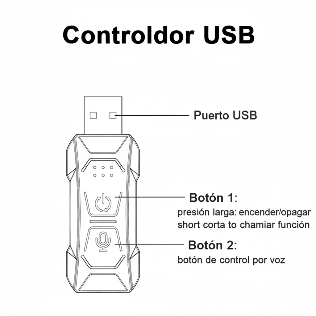 Controlador USB - Todo en español