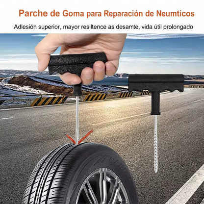 Parche de Goma para Reparación de Neumáticos